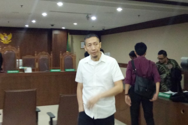 Direktur PT Java Indoland, Sendy Pericho, dituntut 4 tahun 6 bulan penjara Pengadilan Tipikor Jakarta Foto: Aprilandika Hendra Pratama/kumparan
