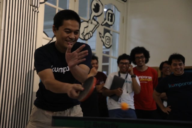 kumparan, Pingpong, dan Turnamen Bertajuk 'Pemred Cup' (290569)