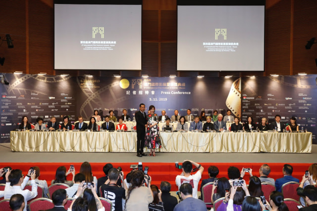 com-Konferensi pers International Film Festival & Awards‧Macao (IFFAM) edisi keempat. Foto: Macao Government Tourism Office