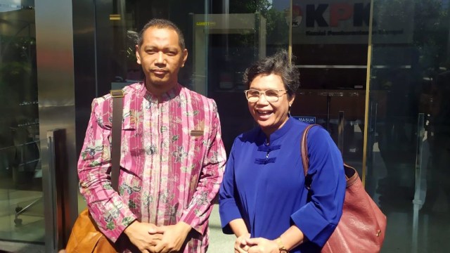 Komisioner KPK terpilih Nurul Ghufron dan Lili Pintauli