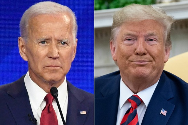 Joe Biden dan Donald Trump Foto: AFP/Saul Loeb, Robyn Beck