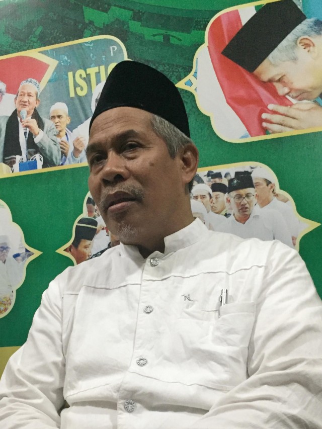 Ketua PWNU Jatim KH Marzuki Mustamar. Foto: Yuana Fatwalloh/kumparan 