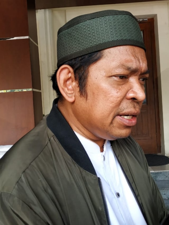 Rektor UIN Sumut, Prof Dr Saidurrahman di Kemenko Polhukam, Jakarta.  Foto:  Aprilandika Pratama/kumparan 