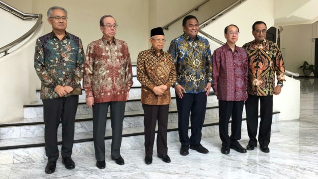 Wapres Ma'ruf Amin, Mantan PM Jepang Yasuo Fukuda