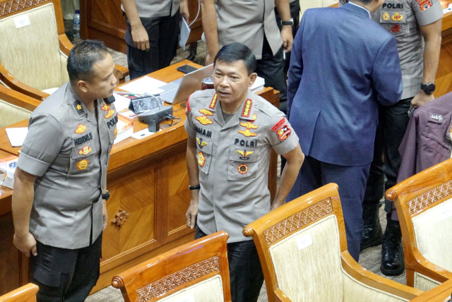 Kapolri Idham Aziz usai melaksanakan Raker dengan Komisi 3 DPR. Foto: Helmi Afandi Abdullah/kumparan