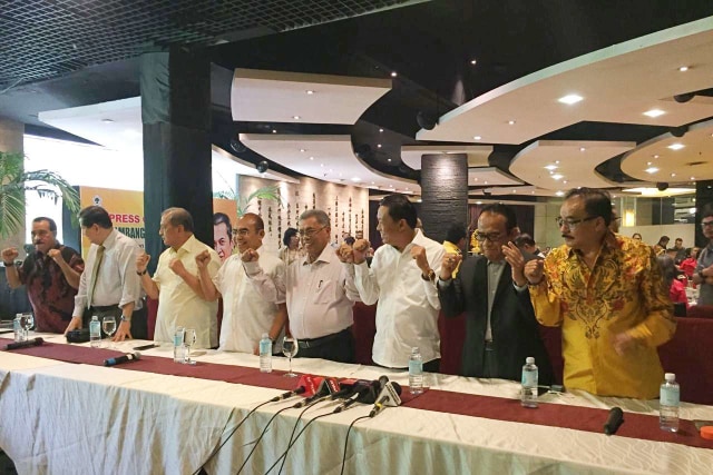Luhut, Ical, Akbar Pro Airlangga, MS Hidayat, Yorrys Dukung Bamsoet (248364)