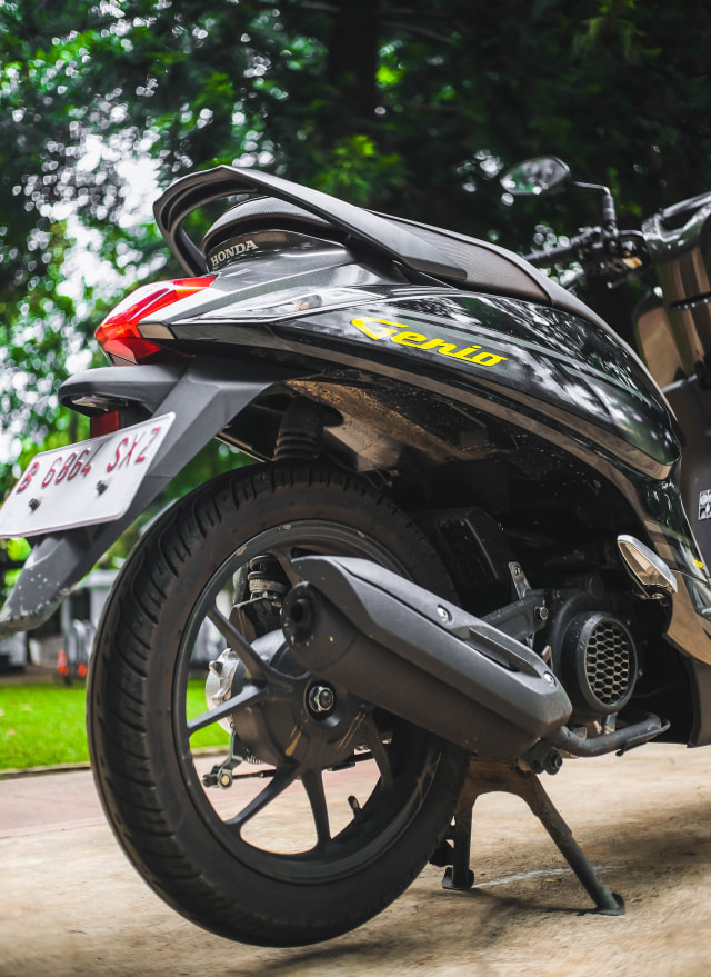 Bagian buritan Honda Genio Foto: Bangkit Jaya Putra/kumparan