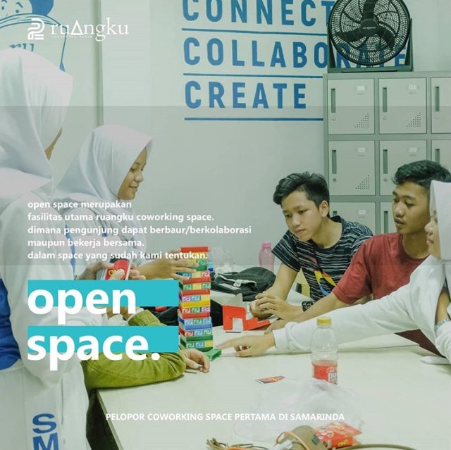 Ruangku Coworking Space, pelopor coworking space pertama di Kota Samarinda | Photo by @ruangku_coworkingspace on Instagram
