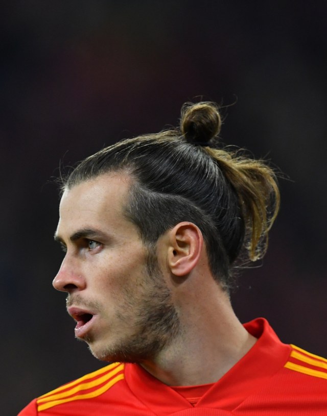 Gareth Bale membela Wales di Kualifikasi Euro 2020. Foto: AFP/Paul Ellis