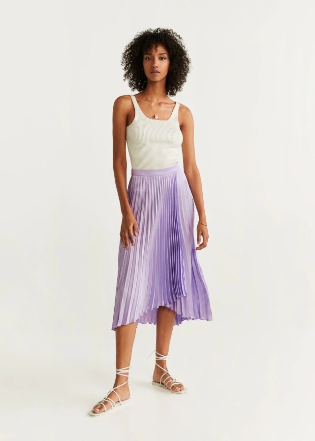 Pleated Skirt - MANGO