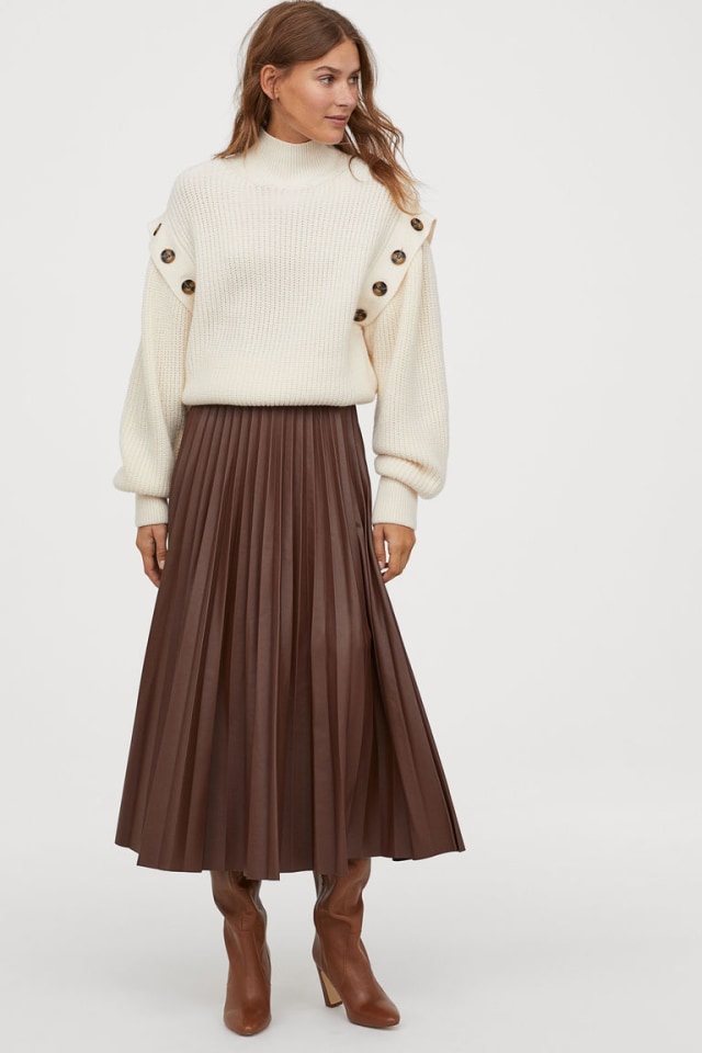 Pleated Skirt - H&M