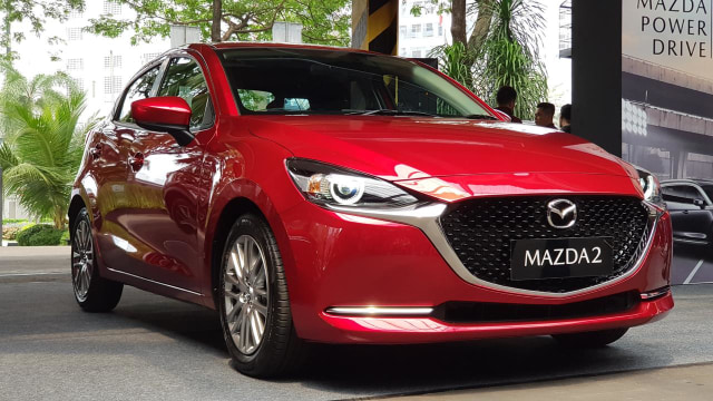 Peluncuran New Mazda2 model facelift. Foto: Dok. Mazda Indonesia