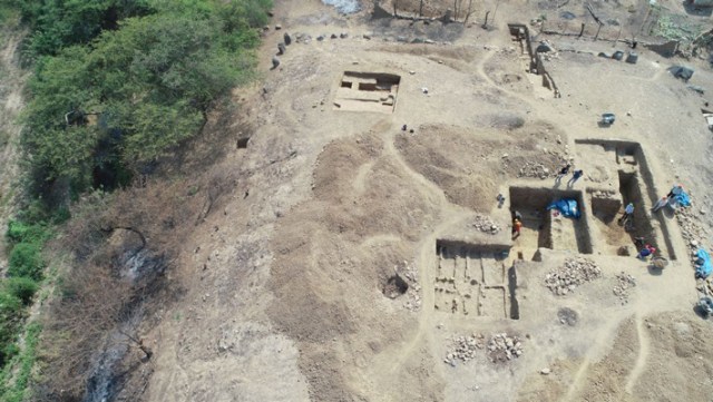 Penemuan kuil berusia 3.000 tahun warisan Zaman Megalitikum yang berlokasi di Huaca El Toro. Foto: Museo Tumbas Reales de Sipán