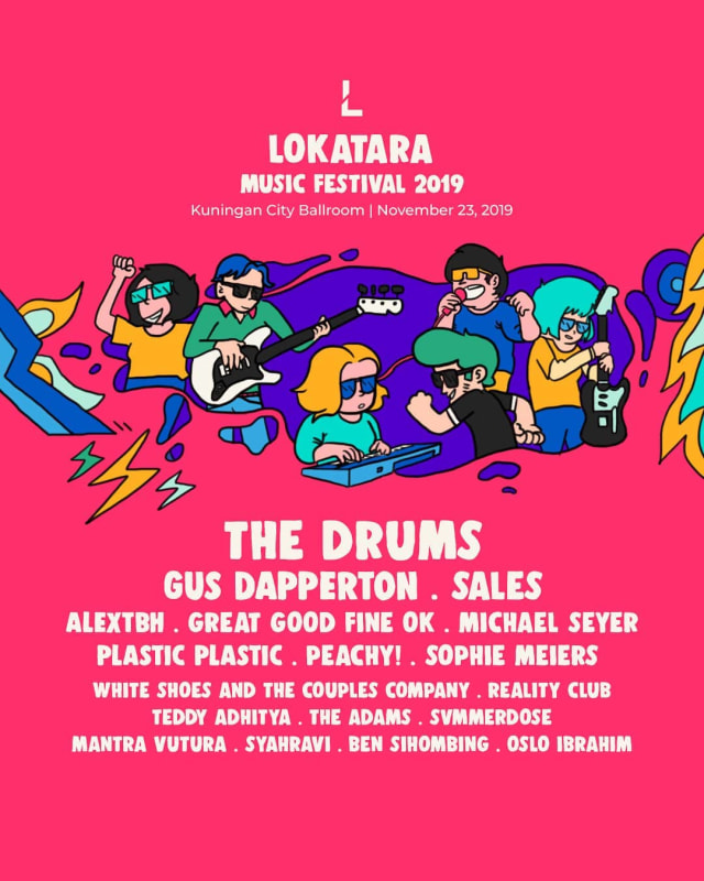 Poster festival musik 'Lokatara Fest 2019' Foto: Instagram @lokatarafest