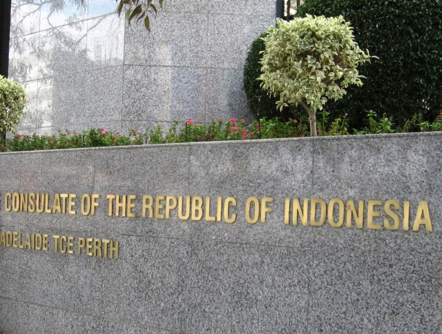 Gedung Konsulat Jenderal Republik Indonesia  di Perth (sumber: koleksi pribadi)