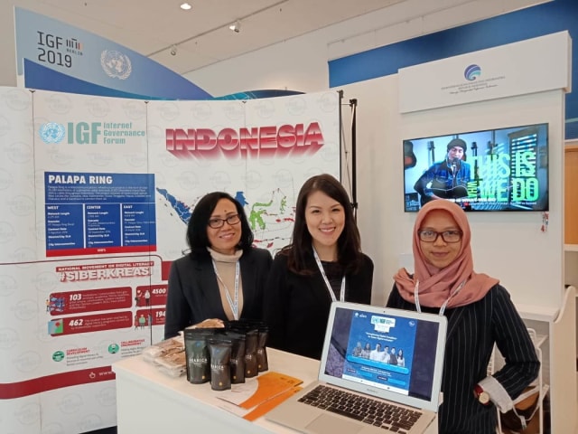 Booth Indonesia pada IGF 2019 - Berlin