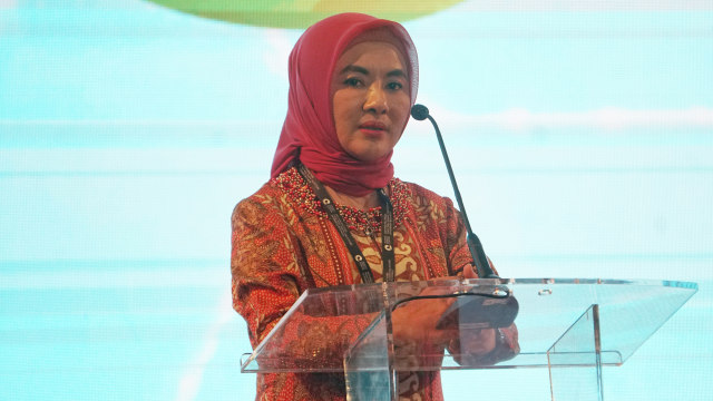 Dirut Pertamina Nicke Widyawati di pertamina energy forum 2019. Foto: Irfan Adi Saputra/kumparan