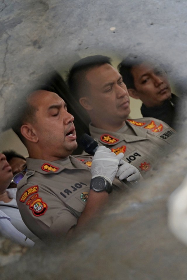Konferensi pers pengungkapan kasus pengeroyokan di Sunter, Jakarta Utara, Selasa (26/11). Foto: Jamal Ramadhan/kumparan