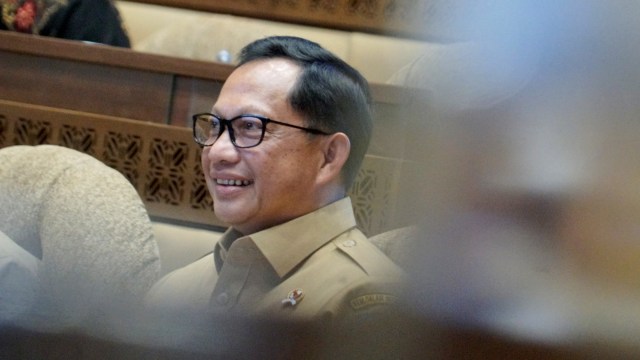 Mendagri Tito Karnavian saat rapat kerja dengan Komisi II DPR RI, Jakarta, Selasa (26/11/2019). Foto: Helmi Afandi/kumparan