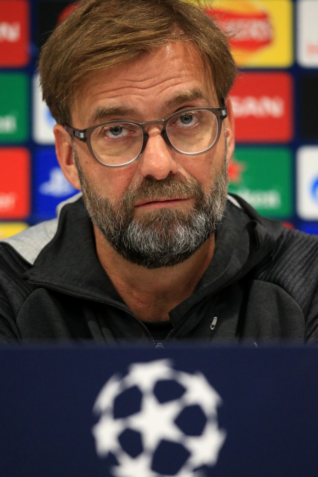 Juergen Klopp dalam konferensi pers jelang pertandingan melawan Liverpool. Foto: AFP/Lindsay Parnaby