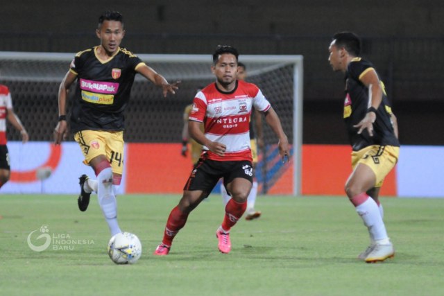 Madura United vs Badak Lampung FC di Liga 1 2019. (Foto: Dok. PT LIB)