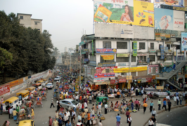 Ilustrasi Suasansa di Dhaka, Bangladesh. Foto: Shutter Stock 