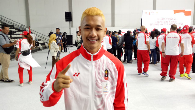 Atlet pencak silat Indonesia, Hanifan Yudani. Foto: Aditia Rijki Nugraha/kumparan