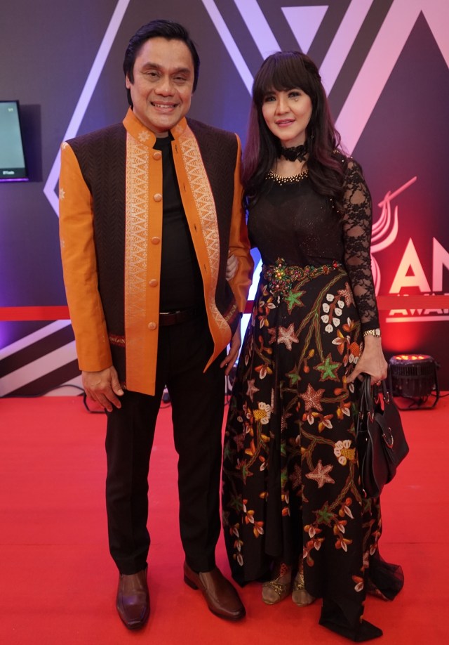 Musisi Dwiki Dharmawan saat hadir penghargaan AMI Award 2019 di kawasan Kebon Jeruk, Jakarta, Rabu, (27/11/2019).  Foto: Ronny