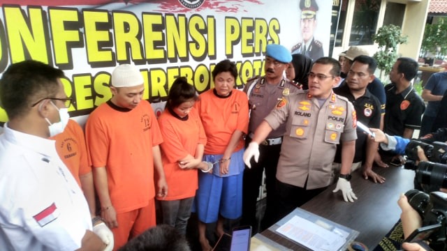 Jajaran Polres Cirebon Kota berhasil mengungkap jaringan narkoba yang dikendalikan dari dalam Lapas. (Juan)