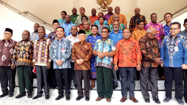 Wakil Presiden Ma'ruf Amin menerima Majelis Rakyat Papua