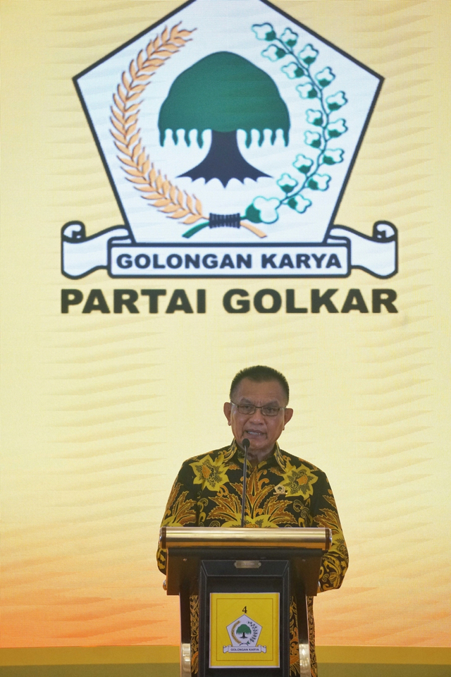 Sekretaris Jenderal Partai Golkar, Lodewijk F Paulus di Merlyn Park Hotel, Jakarta, Kamis (28/11). Foto: Irfan Adi Saputra/kumparan