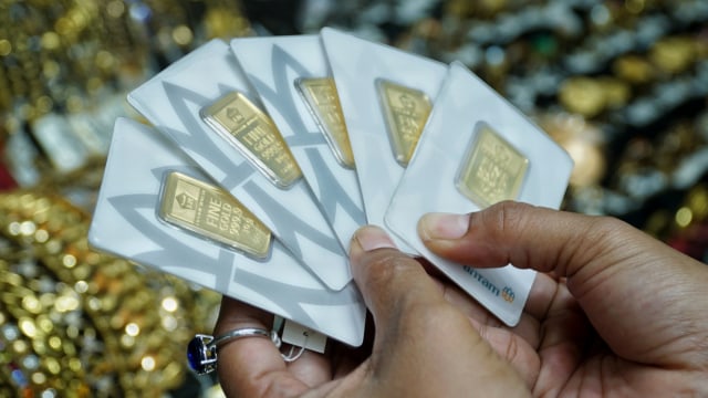 Ilustrasi harga emas Antam. Foto: Jamal Ramadhan/kumparan