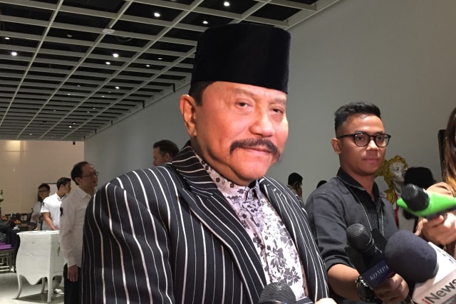 Mantan Kepala Badan Intelijen Negara (BIN) Abdullah Mahmud Hendropriyono di Ciputra Artpreneur, Jakarta Selatan, Jumat (29/11). Foto: Darin Atiandina/kumparan