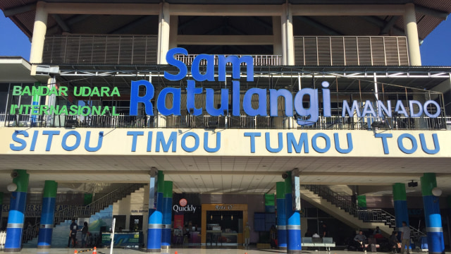 Bandara Internasional Sam Ratulangi Manado. Foto: Gitario Vista Inasis/kumparan