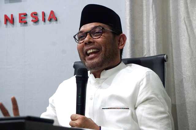 Anggota DPR Fraksi PKS, Nasir Djamil saat diskusi dengan tema "Wajah Islam Politik Pasca Pilpres 2019" Di Kantor Parameter Politik, Jakarta.  Foto: Irfan Adi Saputra/kumparan