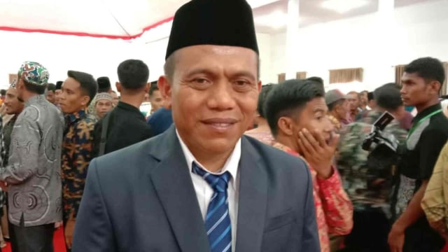 Muhtar Sumaila, Anggota DPRD Halmahera Selatan peraih suara terbanyak dari 29 orang lainnya. Foto: Safri Noh/cermat