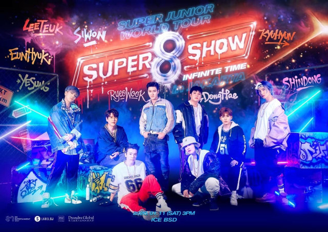 Konser Super Junior di Jakarta. Foto: Dyandra Global / SM Entertainment