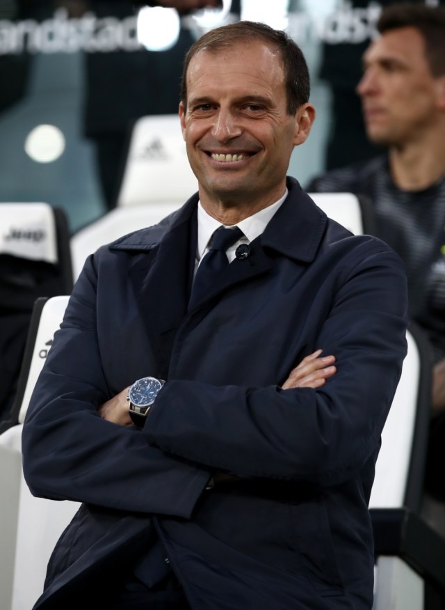 Massimiliano Allegri masih betah menganggur. Foto: AFP/Isabella Bonotto