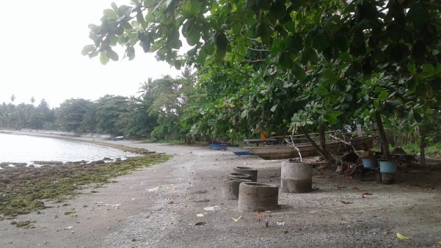Lokasi Pantai Wisata Air Panas Desa Tolole, Kecamatan Ampibabo, Kabupaten Parigi Moutong, Sulawesi Tengah. Foto: Intan/PaluPoso