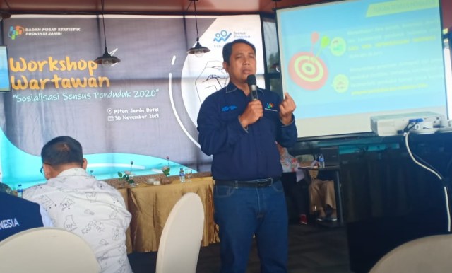 Kepala BPS Provinsi Jambi, Dadang Hardiwan. Foto: Bahara Jati