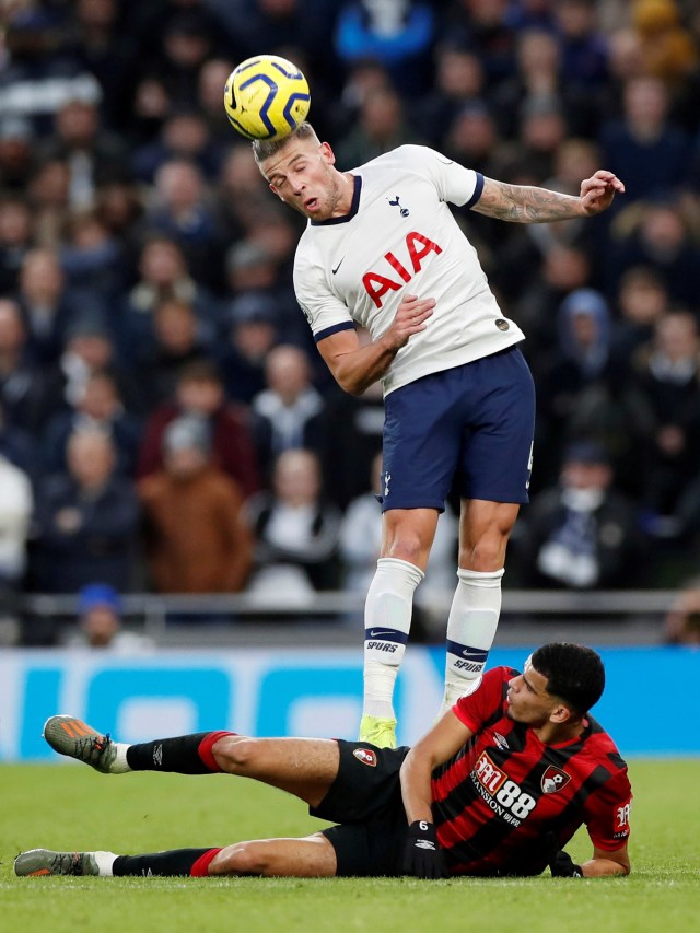 Pertandingan antara Tottenham Hotspur vs AFC Bournemouth di Tottenham Hotspur Stadium, London, Inggris. Foto: REUTERS/David Klein