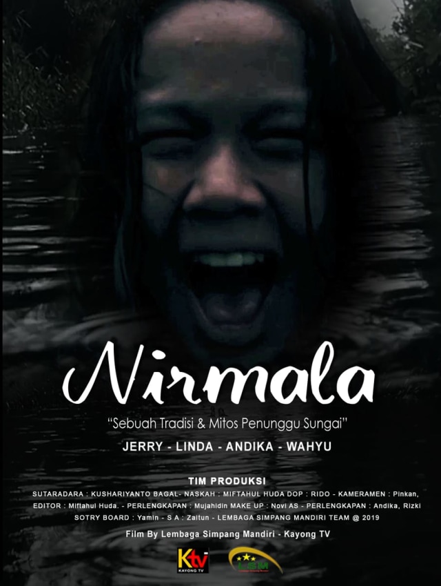 Poster film "Nirmala" yang berhasil meraih predikat film terbaik pada Festival Film Kalimantan Barat  2019. Foto: Istimewa