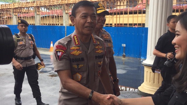 Kapolri Jenderal Pol Idham Azis di Polda Papua