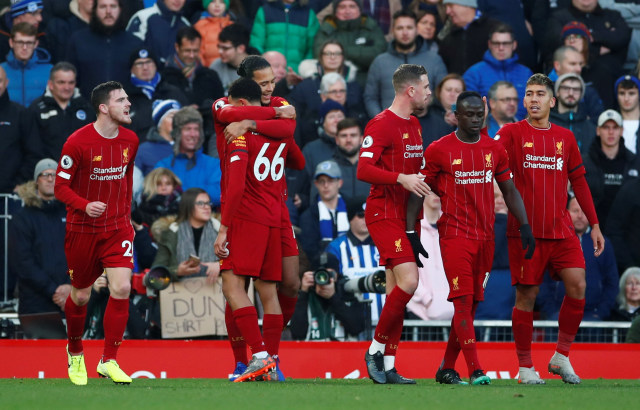 Para pemain Liverpool musim 2019/20. Foto: REUTERS/Eddie Keogh