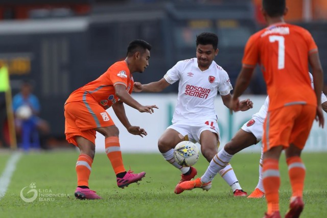Borneo FC vs PSM Makassar di paruh pertama Liga 1 2019. (Foto: Dok. PT LIB) 