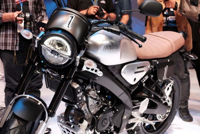 Yamaha XSR 155 resmi meluncur Senin 2 Desember 2019.
 Foto: Bangkit Jaya Putra