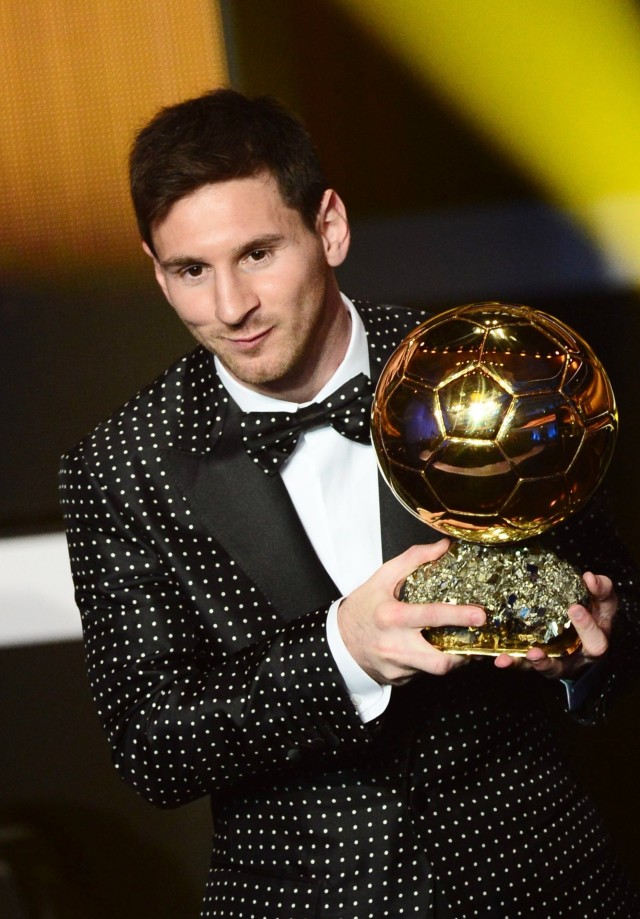 Lionel Messi, Ballon d'Or 2012, POTRAIT