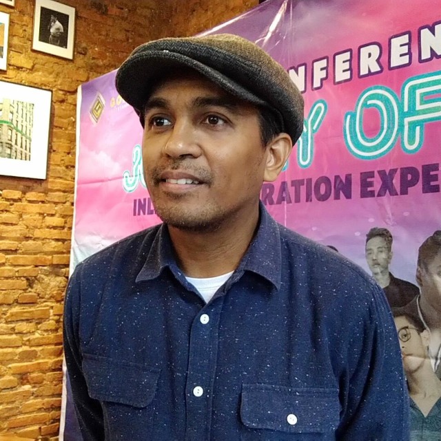 Glenn Fredly di M Bloc Space, Jakarta Selatan, Selasa (3/12). Foto: Maria Gabrielle Putrina/kumparan