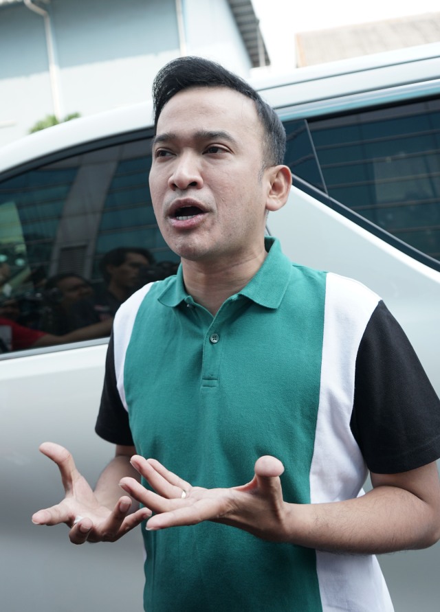 Ruben Onsu saat ditemui di kawasan Kapten Tendean, Jakarta Selatan, Selasa, (3/12). Foto: Ronny
