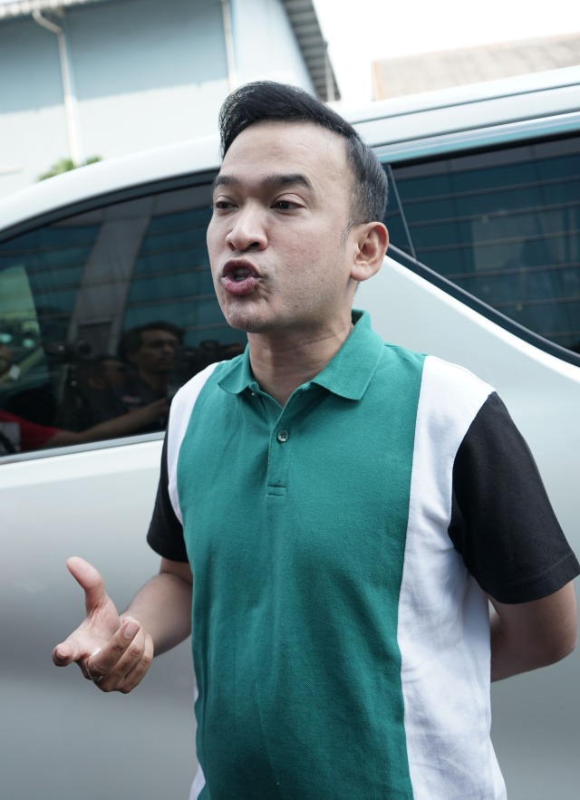 Ruben Onsu saat ditemui di kawasan Kapten Tendean, Jakarta Selatan, Selasa, (3/12). Foto: Ronny